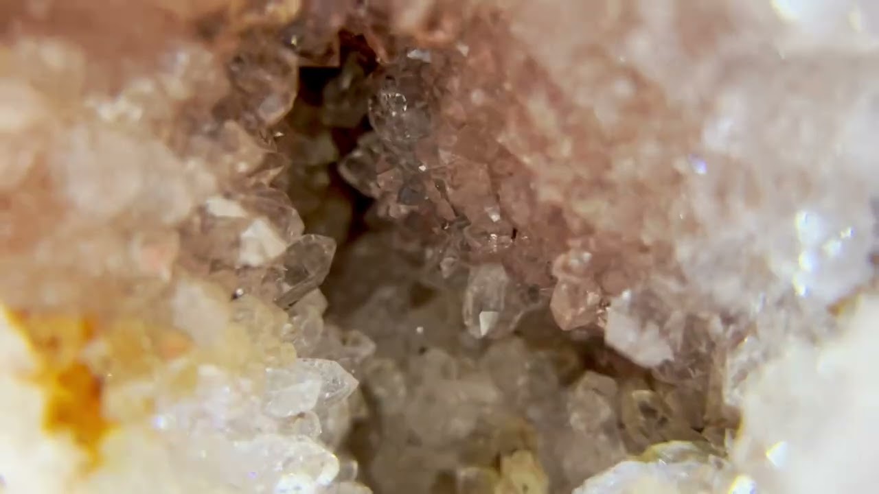 Pink Amethyst Crystal Geode . more available at 