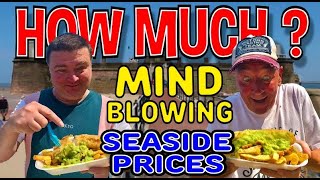 FISH & CHIPS at the Seaside. These Prices will BLOW YOUR MIND ! ? New Brighton in Wallasey.