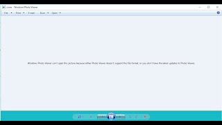 [محلول] لا يمكن لـ Windows Photo Viewer فتح خطأ الصورة هذا