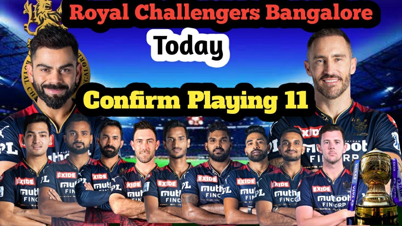 Royal Challengers Bangalore Playing 11|Rcb playing 11 2022
