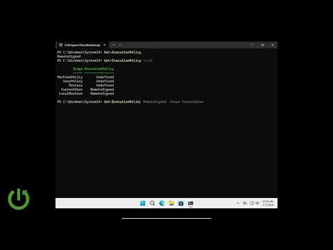 MICROSOFT Windows PowerShell – How to Change Execution Policy