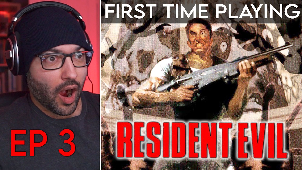 Resident Evil 1 (1996) ABRIDGED 03 Jill Valentine - Let's Play MARATHON REACTION REVIEW
