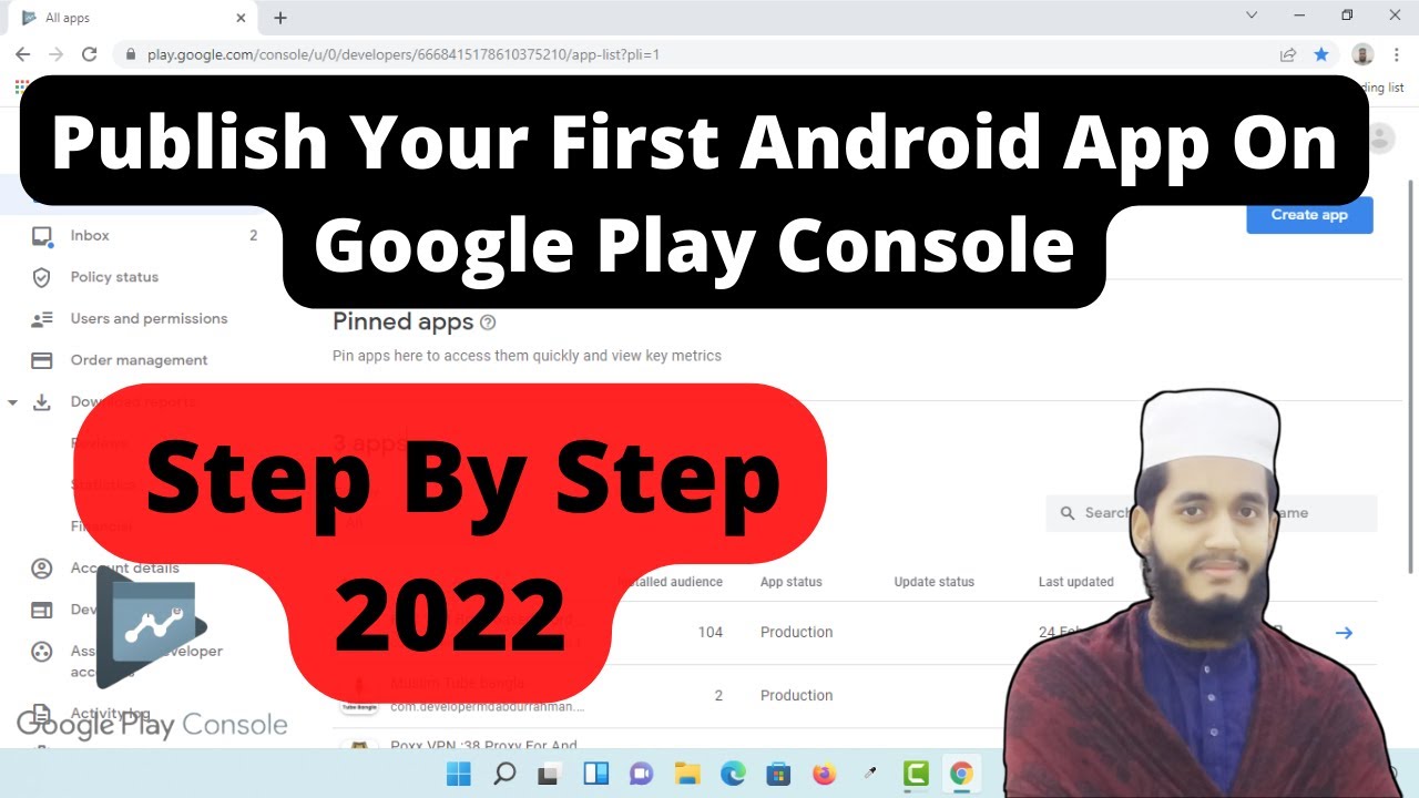How To Publish Your First Android App On Google Play Console Step By ...
