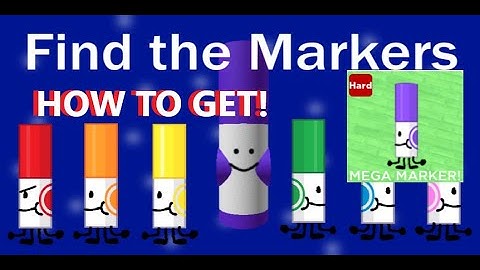 How to get Mega Marker! | ROBLOX FIND THE MARKERS