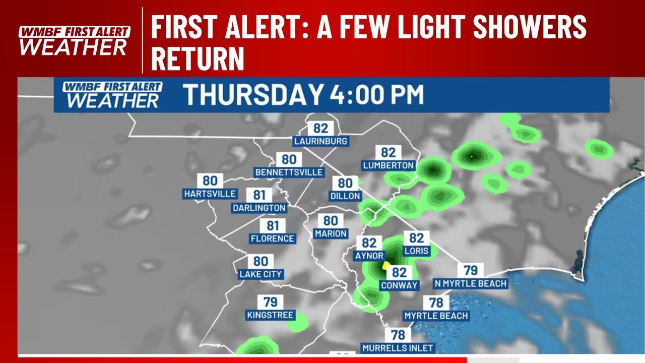 FIRST ALERT: A few light showers return - YouTube