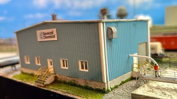 The new face of General Chemical on my N scale switching layout 