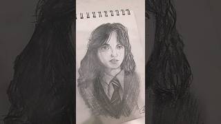 Drawing Hermione Granger with pencil shading #artist #art #viral