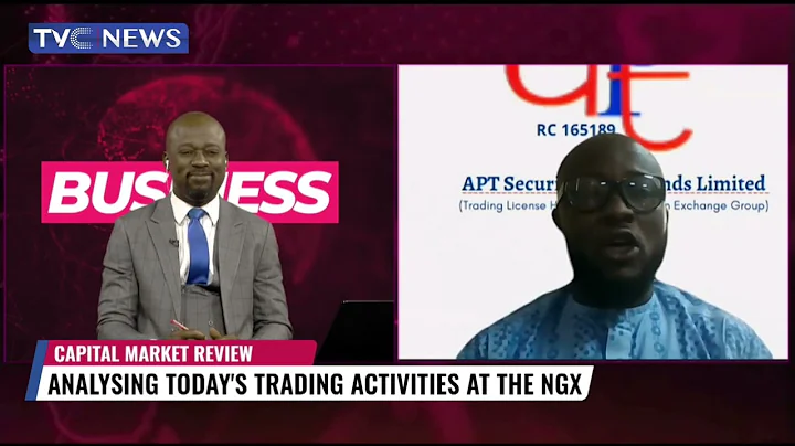 Jamiu Muhammed Analyses Today's Trading Activities at The NGX