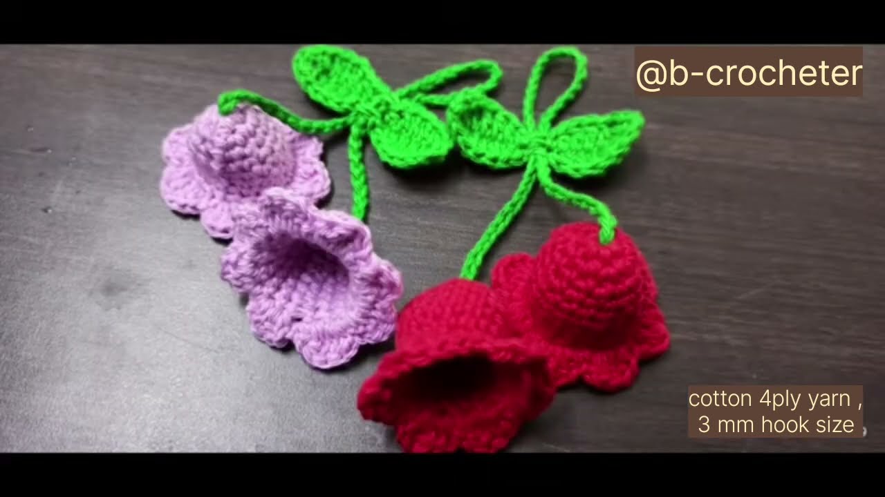 How to Crochet Bell Flowers (Crafternoon) beginner friendly