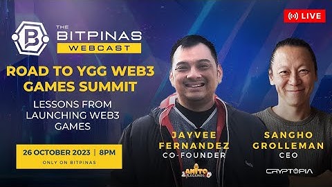 Lessons From Launching Web3 Games | BitPinas Webcast 27