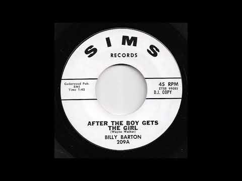 Billy Barton - After The Boy Gets The Girl