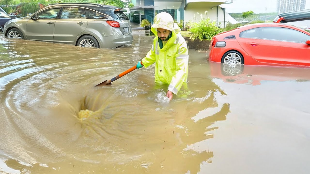Draining Massive Floods One Unclogged Drain at a Time - YouTube