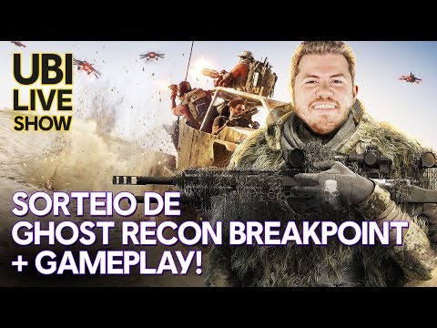 CURTINDO E SORTEANDO GHOST RECON BREAKPOINT! Ubi LIVE SHOW!