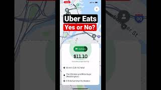 Would you take this Uber Eats order? #ubereats #uber # #rideshare