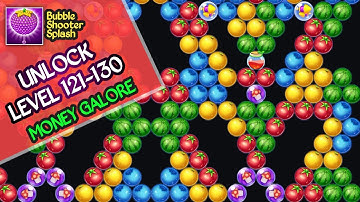 🔴🔵🟢BUBBLE SHOOTER SPLASH FUN GAMES! || LEVEL 121-130 || REAL 💰💰🪙🪙 || ANDROID GAMEPLAY