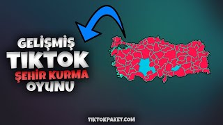 Tiktok Canlı Yayında Ülke Şehir Kurma Oyunu 2.0