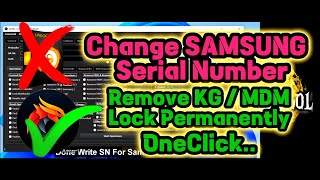 change samsung serial number to remove kg / mdm lock permanently in oneclick | griffin-unlocker 2024