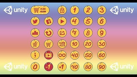 Mobile Game Icon Pack 🎴  Unity Asset — FREE Mobile Icons