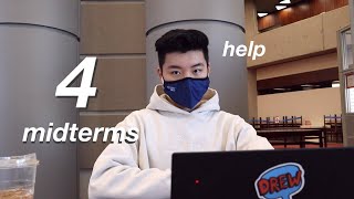 Studying For 4 Online Exams In College