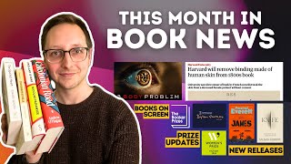 Huge new releases, sad Booker nominee news, and a book of human skin | This Month in Book News ✨