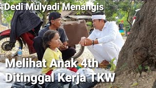 TAK TEGA LIHAT ANAK 4 TAHUN MENANGIS DITINGGAL IBU JADI TKW, DEDI MULYADI BERI BANTUAN
