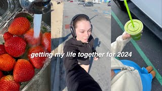 GETTING MY LIFE TOGETHER FOR 2024 (goals, healthy habits, exercise, grocery shopping) by kayli boyle 88,960 views 3 months ago 20 minutes