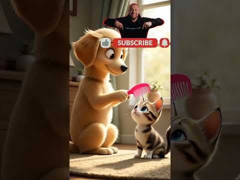 ماذا بفعل الكلب للقطة Cat Funny Animal Animals Movies Entertainment Cute Dog