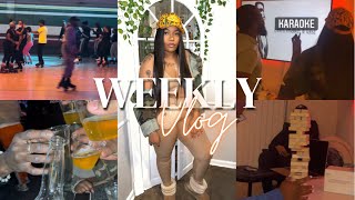 Weekly Vlog | Bowling w/Family, Adult Skating, Game Night