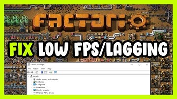 How to FIX Factorio Low FPS Drops & Lagging!