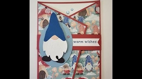 Double Angled Gatefold Card