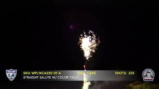 225S STRAIGHT SALUTE W/ COLOR TAILS WPL14CA225-01-A