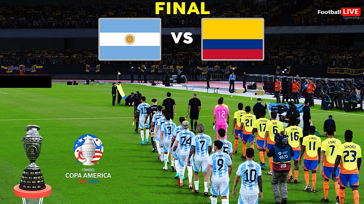 ARGENTINA vs COLOMBIA FINAL - COPA AMÉRICA 2024 | PARTIDO COMPLETO | MESSI VS | JUEGO PES REALISTA