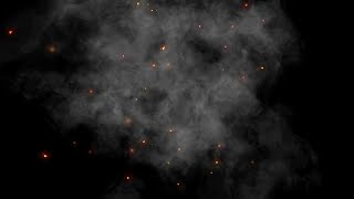 Fire Particles Background Video With Smoke Effect