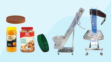 HYCS-10 Jar Big Plastic Screwing Lid / Cap Sorting Elevator