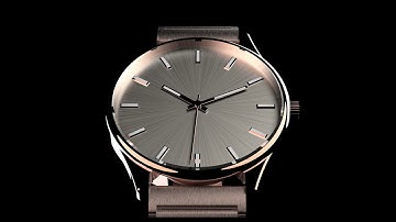 Designing a Watch in Fusion 360 Timelapse