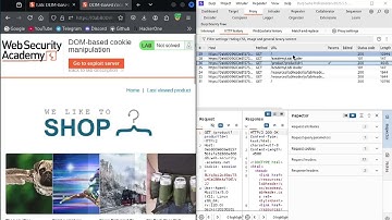 DOM-based cookie manipulation | Web Security Academy | PortSwigger Labs