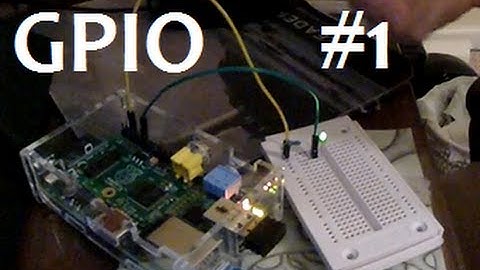 GPIO Tutorial for Raspberry Pi Part 1 - Setting up