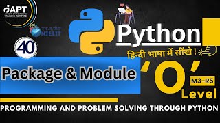 Python Package & Module Explained in Hindi | O Level M3-R5 | Full Concept with Examples