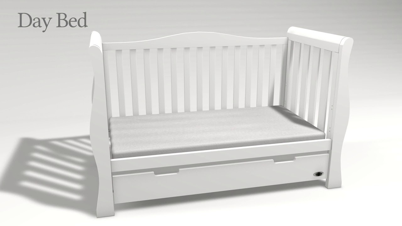 obaby stamford luxe sleigh cot bed