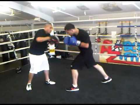 Erik Orozco With Sergio Zaragoza Hitting The Mitts