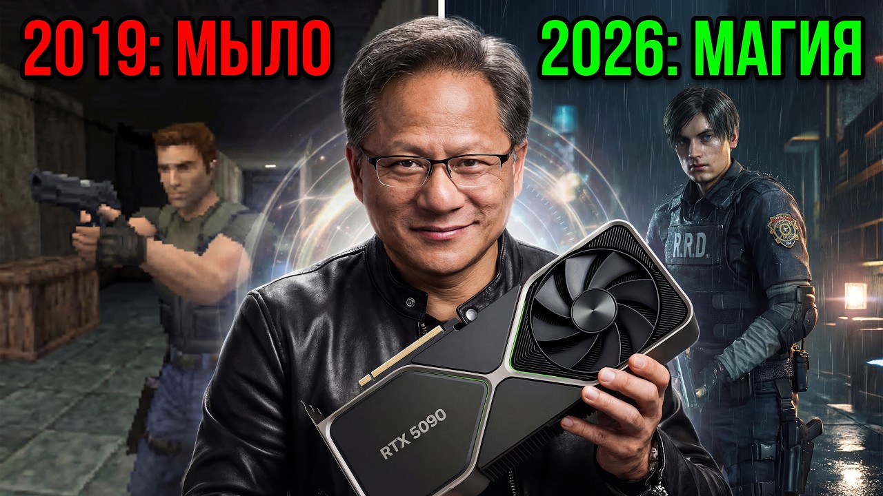 ИСТОРИЯ DLSS: Как NVIDIA заставила нас любить ФЕЙКОВЫЕ кадры? (от DLSS 1 до RTX 50)