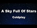 Karaoke a sky full of stars  coldplay no guide melody instrumental