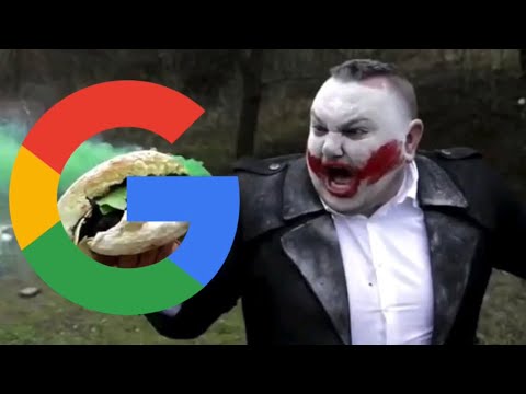 Crazy Hamburger But Every Word Is A Google Image