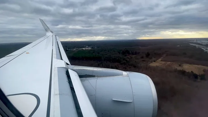 Landing in Frankfurt (FRA) - Lufthansa Airbus A320