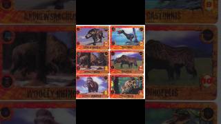 Kelloggs Walking With Beasts Cards (2001) #kelloggs #cereal #freegift #bbc #toys #figures