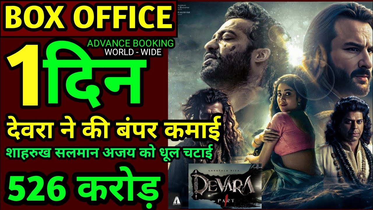 Devara Advance Booking,Devara Box Office Prediction,Jaanvi Saif,Junior NTR,