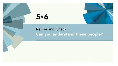 English File 4thE - Pre Intermediate - Revise and Check 5&6