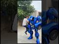 Lấy được xe máy biến hình robot của thằng hàng xóm và cái kết #shortvideo #funny