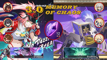 E0S1 Rappa Break Team & E0S0 The Herta True Damage | MoC Stage 12 | Honkai: Star Rail 3.0