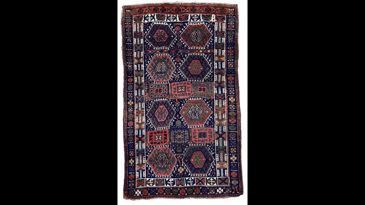 Antique Kurdish Rug 1.92m x 1.19m